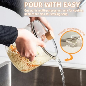 Simmer with Lid - Heat Resistant Borosilicate Cookware