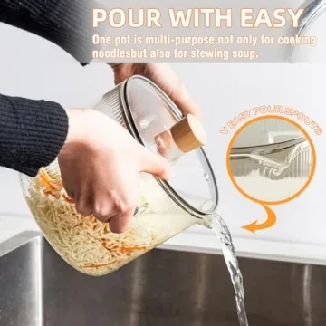 Simmer with Lid - Heat Resistant Borosilicate Cookware