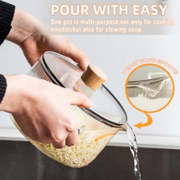 Simmer with Lid - Heat Resistant Borosilicate Cookware