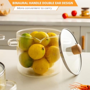 Simmer with Lid - Heat Resistant Borosilicate Cookware