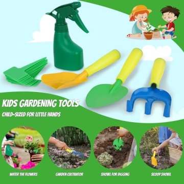 Magic4U Kids Gardening Tools Set for Young Gardeners