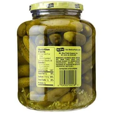 Mt. Olive Petite Dills Kosher Pickles 46oz - Delicious Snack