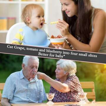 PIUGERU Grape Cutter Tool Grape Slicer Kitchen Gadget Cuts Grape & Tomato & Blueberry into 4 Pieces for Vegetable Fruit Salad Baby Fruit Cutter with 2 Straw Brushes & Two Types of Slicing (Pink)