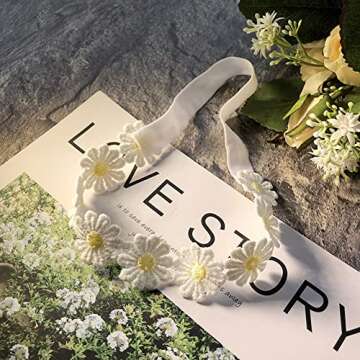 BGFKS Baby Girls Toddler Daisy Tutu Dress with Headband