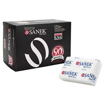 BARBER SALON GRAHAM BEAUTY SANEK NECK STRIPS 12 PACKS MADE IN USA #43310