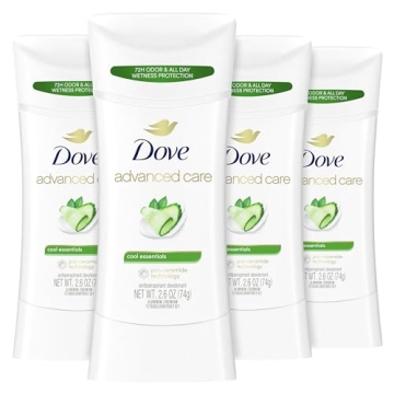 Dove Advanced Care Antiperspirant Deodorant Stick 4 ct - 72 Hour Protection