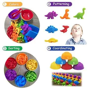 ABCaptain Counting Dinosaurs Toy for Learning Fun