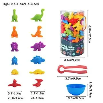 ABCaptain Counting Dinosaurs Toy for Learning Fun