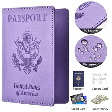 Stylish Passport and Vaccine Card Holder for Travelers