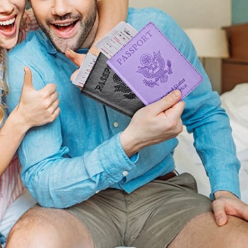 Stylish Passport and Vaccine Card Holder for Travelers