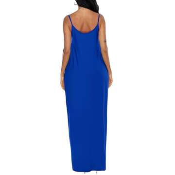 OFEEFAN Plus Size Maxi Dress for Women - Comfortable Cami Style