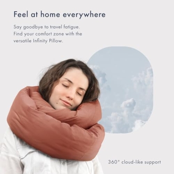 Huzi Infinity Pillow - Versatile Travel Support Scarf