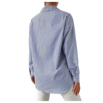 Stylish SweatyRocks Women's Striped Long Sleeve Blouse