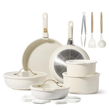 Buy CAROTE 20pcs Nonstick Cookware Set - Versatile & Stylish
