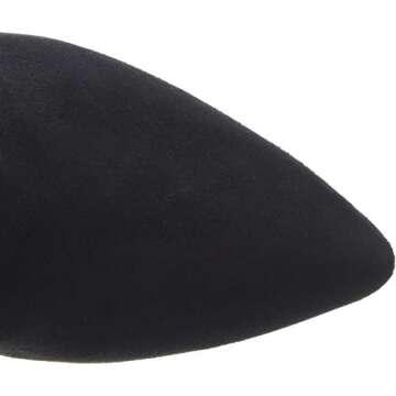 Chinese Laundry Women's RAMI Knee High Boot, Black Suede, 9 M US