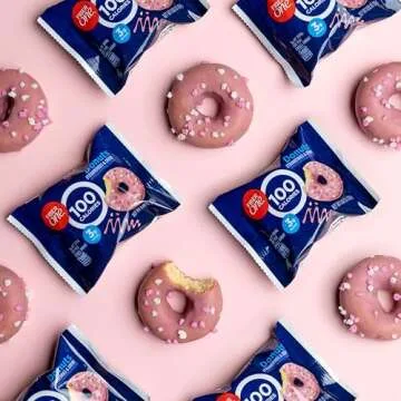 Fiber One Strawberries and Creme Donuts, 100 Calories Each