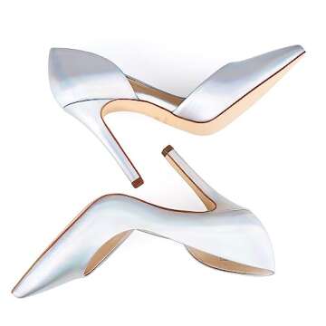 JENN ARDOR Stiletto High Heel Shoes for Women: Pointed, Closed Toe Classic Slip On Dress Pumps