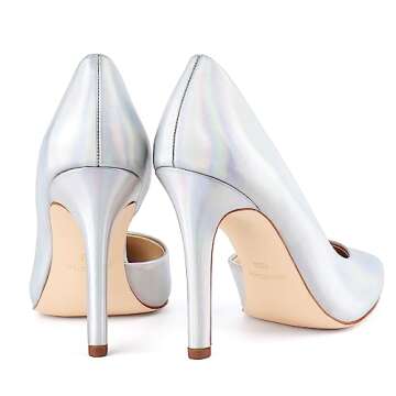 JENN ARDOR Stiletto High Heel Shoes for Women: Pointed, Closed Toe Classic Slip On Dress Pumps