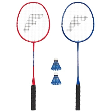 Franklin Sports 2 Player Badminton Replacement Set - Durable Rackets and Birdies for Fun Backyard Ga...