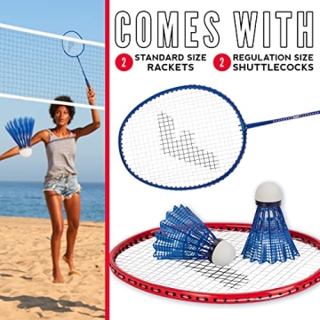 Franklin Sports Badminton Set for All Ages - Fun Outdoor Game