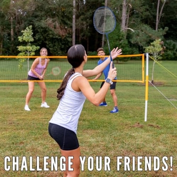 Franklin Sports Badminton Set for All Ages - Fun Outdoor Game