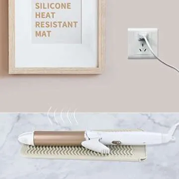 EIOKIT Silicone Heat Resistant Mat - Versatile & Safe Styling Tool