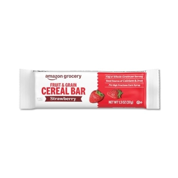 Strawberry Cereal Bars by Amazon Grocery – Tasty & Healthy