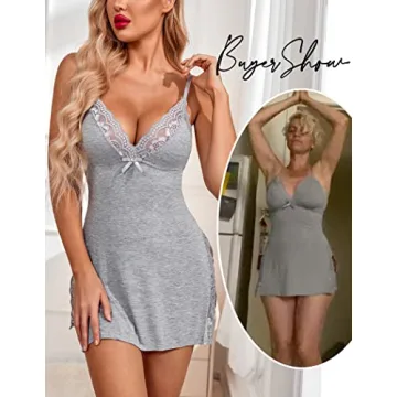 Avidlove Sexy Chemise Nightgown Soft Comfortable Stylish