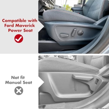 Mabett Under-Seat Storage Box for Ford Maverick Power Seat 2022-2025, Front Row Electric Seat Unders...