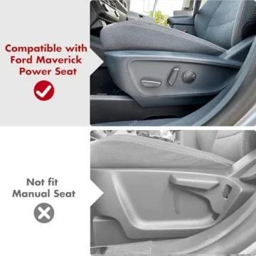 Mabett Under-Seat Storage Box for Ford Maverick Power Seat 2022-2025, Front Row Electric Seat Unders...