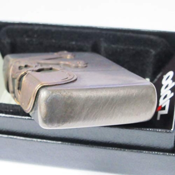 Zippo Skull Crossbones 3-Sides Lighter for Collectors