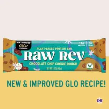 Raw Rev Vegan Protein Bars - Healthy Indulgence, 12 Pack
