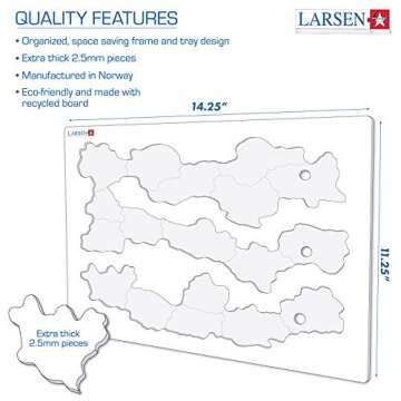 Larsen Puzzles Arctic Ice 75 Piece Children's Jigsaw Puzzle