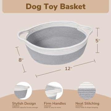 Goodpick Small Woven Basket for Stylish Storage Solutions