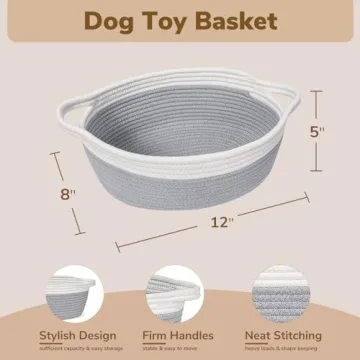 Goodpick Small Woven Basket for Stylish Storage Solutions