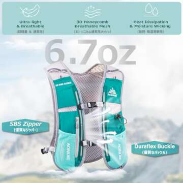 Azarxis Hydration Running Vest for Outdoor Adventures