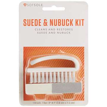 Sof Sole Suede and Nubuck Cleaning Brush Kit for Shoes
