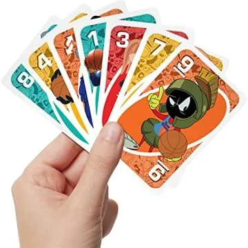 Mattel Games UNO Space Jam: A New Legacy Themed Card Game Featuring 112 Cards with Movie Graphics, K...