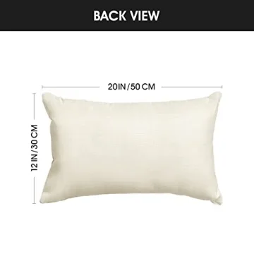 AVOIN Watercolor Christmas Tree Throw Pillow Cover, 12 x 20 Inch Holiday Buffalo Plaid Cushion Case Decoration for Sofa Couch