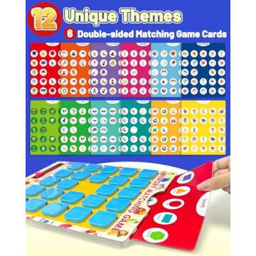 Walenty Matching Memory Game for Kids Ages 3-5 4-8, Travel Toys for Toddlers 3-5, Board Games for Kids 4-6 6-8, Car Airplane Travel Games Activities for Kids Ages 4-8, Toddler Kid Road Trip Essentials