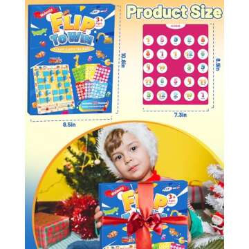 Walenty Matching Memory Game for Kids Ages 3-5 4-8, Travel Toys for Toddlers 3-5, Board Games for Kids 4-6 6-8, Car Airplane Travel Games Activities for Kids Ages 4-8, Toddler Kid Road Trip Essentials