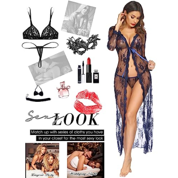 Avidlove Lace Robe: Elegant and Sheer Luxury for Women