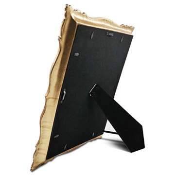 SIMON'S SHOP 11x14 Picture Frame Photo Frames 8x10 with Mat in Bronze, Vintage Looking Wall Mounting Poster Frames