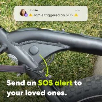 Tile by Life360 Sticker (2024) - Small Bluetooth Tracker, Remote Finder and Item Locator for Bikes, Glasses and More. Both iOS and Android Compatible. Phone Finder. 2-Pack (Black)