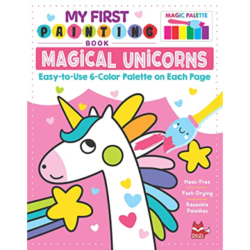 No Mess Unicorn Painting Book for Kids Ages 3-6 - Creative Fun!