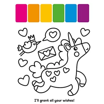 No Mess Unicorn Painting Book for Kids Ages 3-6