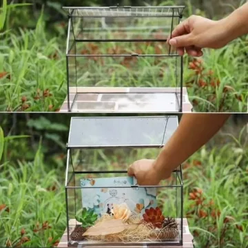 HighFree Geometric Terrarium Planter for Succulents and Cacti