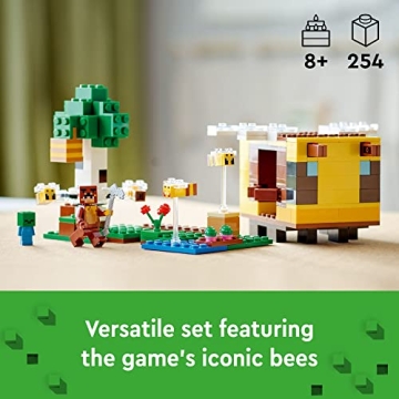 LEGO Minecraft The Bee Cottage Set - Creative Toy for Kids