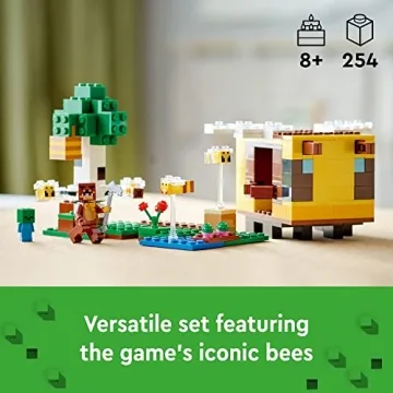 LEGO Minecraft The Bee Cottage Set - Creative Toy for Kids