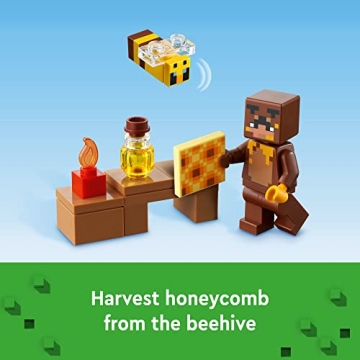 LEGO Minecraft The Bee Cottage Set - Creative Toy for Kids